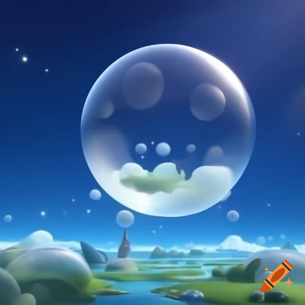 Bubble in a fantastical world