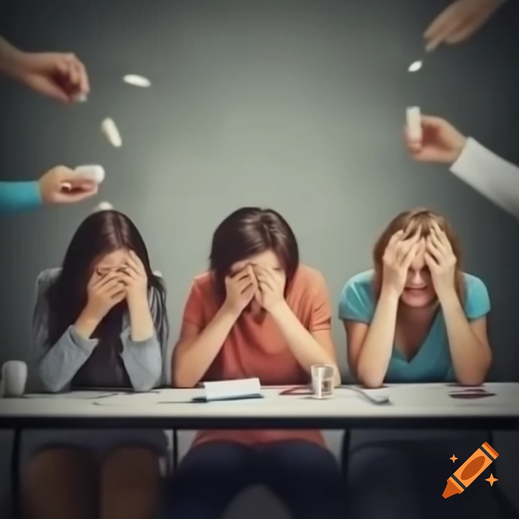People showing frustration during an intense tutoring session
