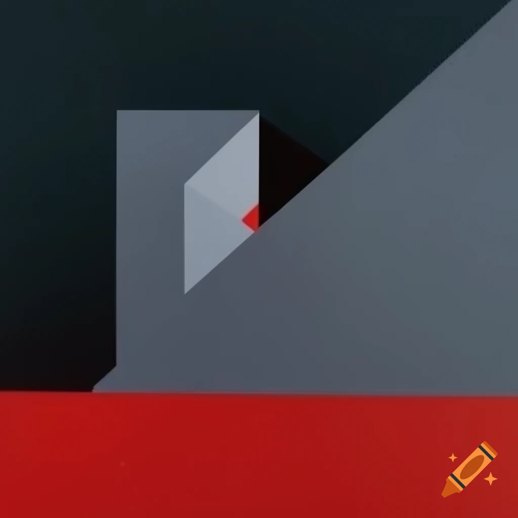 Poster depicting form and position tolerances in grey, black, and red colors for office