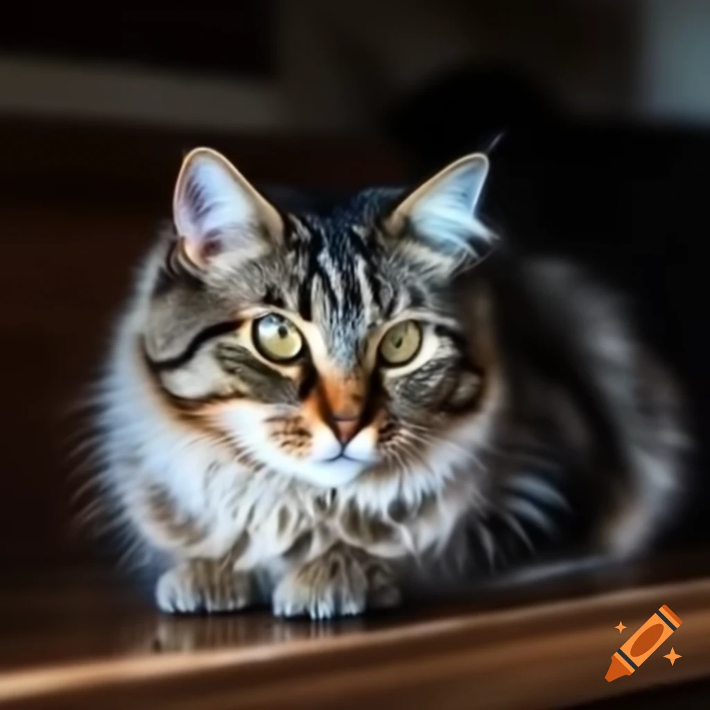 Various playful cats in different poses