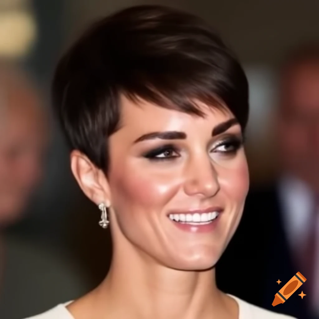 Catherine Middleton debuts bold brushed-back pixie cut