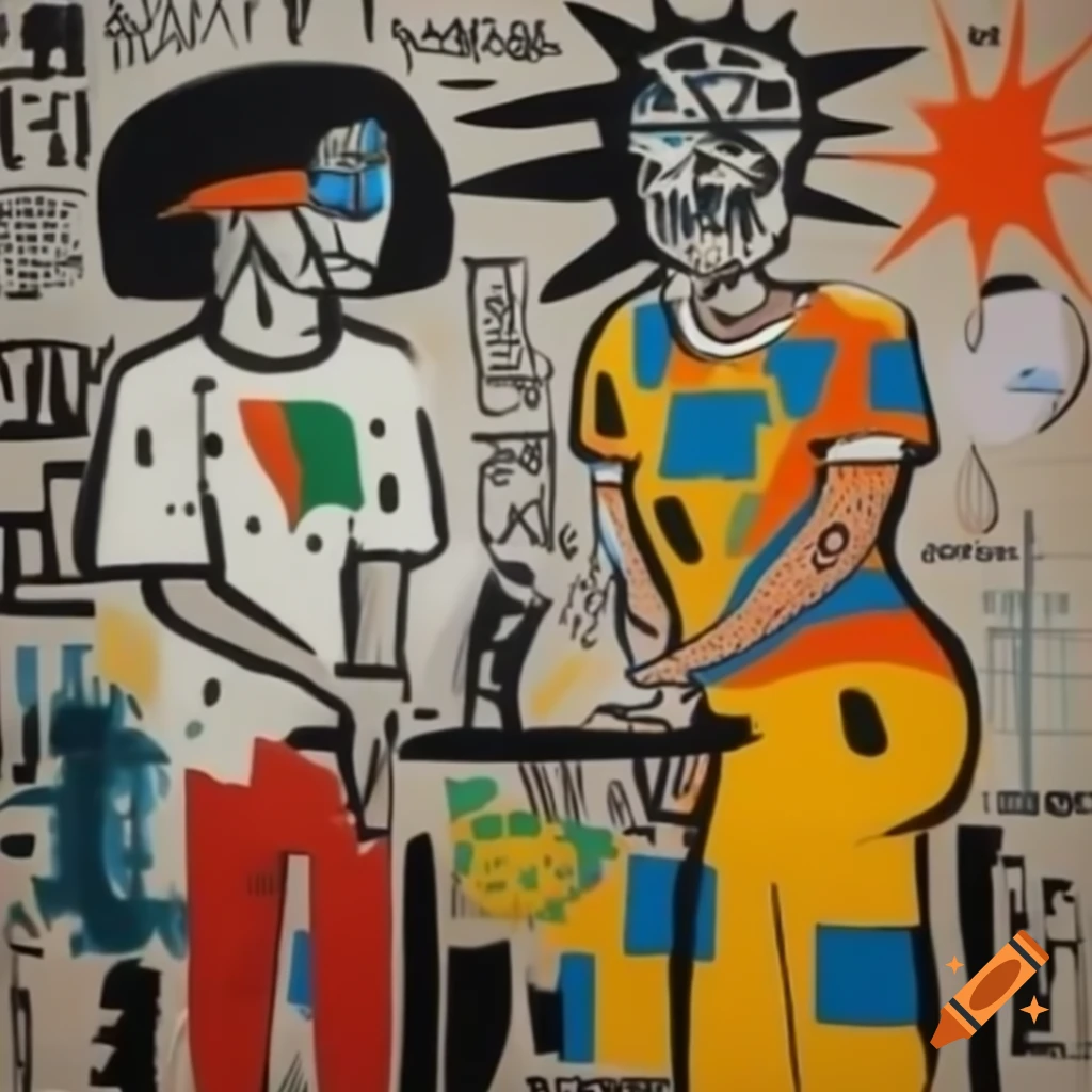Artwork featuring nice animals by Jean-Michel Basquiat and Wifredo Lan