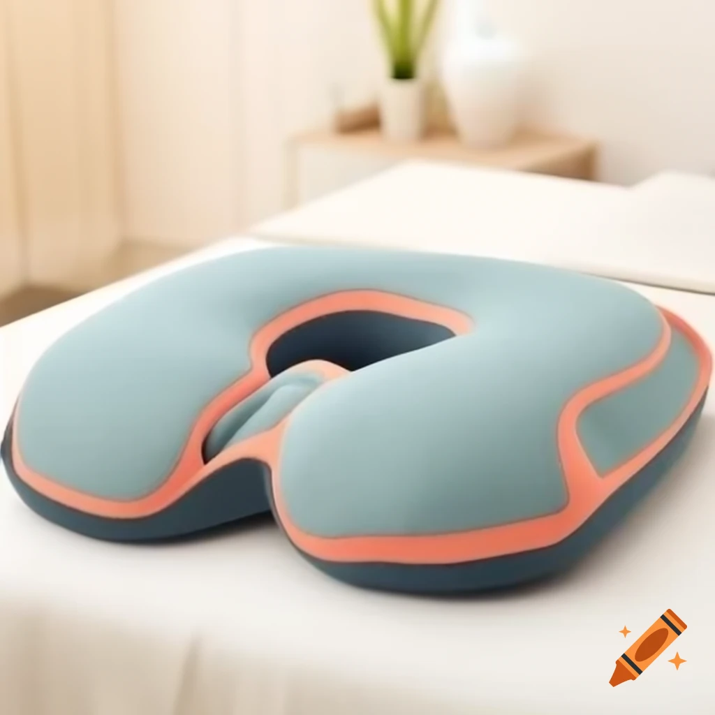 Travel pillow designed for massage therapy