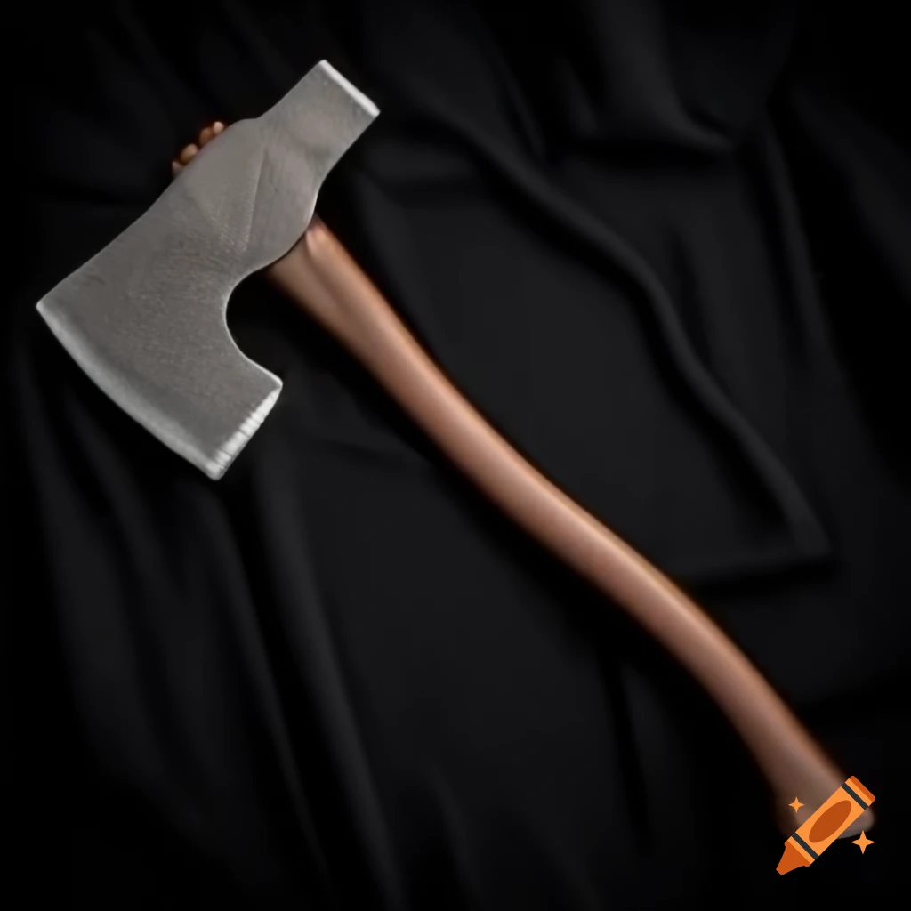 Jason Voorhees with a hatchet, horror theme