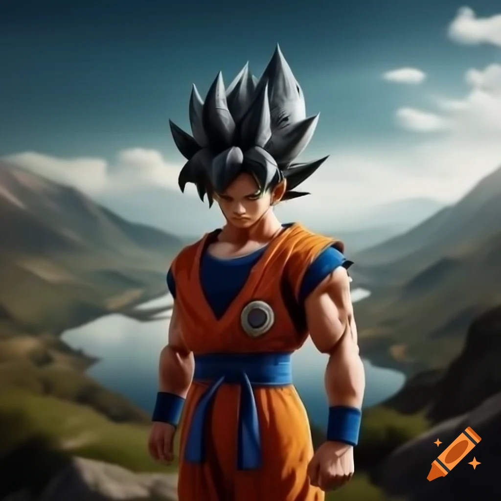 Two Saiyans engaged in an intense battle with a damaged landscape, planet near explosion