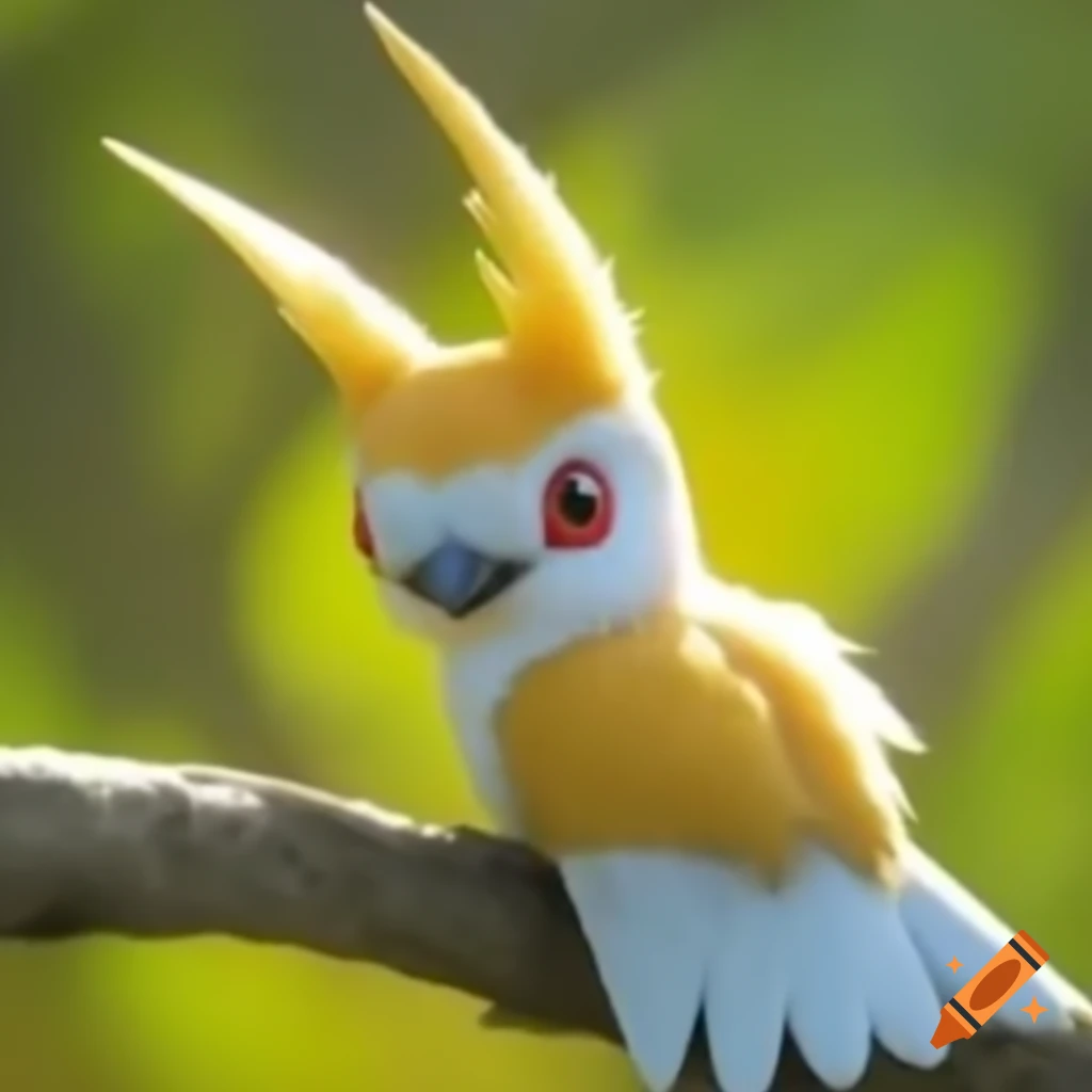 Bird-like Digimon character illustration