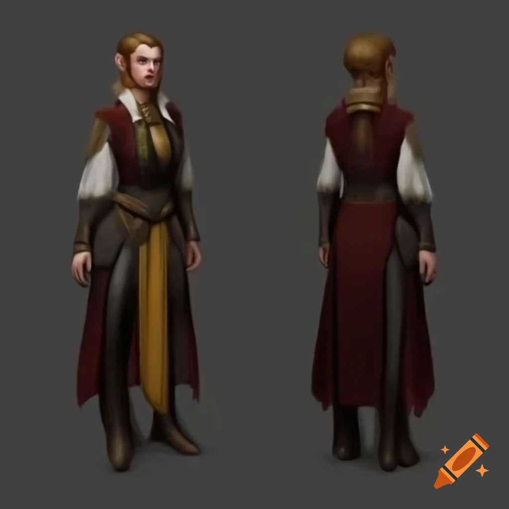 Female Dalish elf in casual medieval-inspired outfit from Dragon Age: Inquisition
