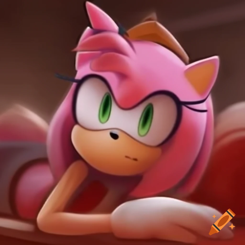 Character Resembling Amy Rose Resting On Massage Table With A Warm 