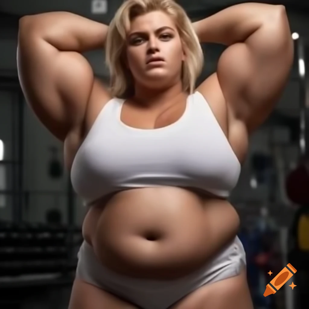 Strong girl with a confident posture