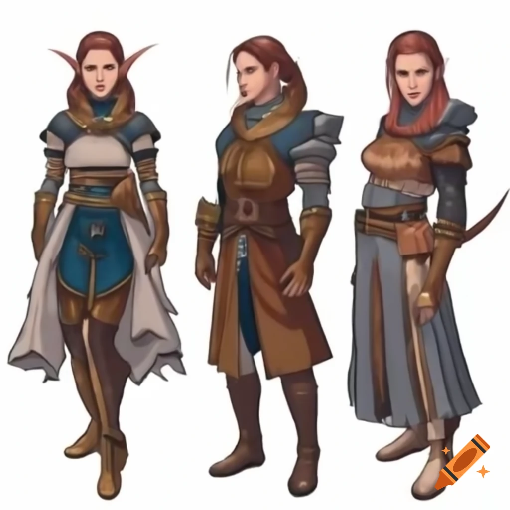 Female Dalish elf in casual wear, blending medieval and England aesthetics inspired by Dragon Age: Inquisition