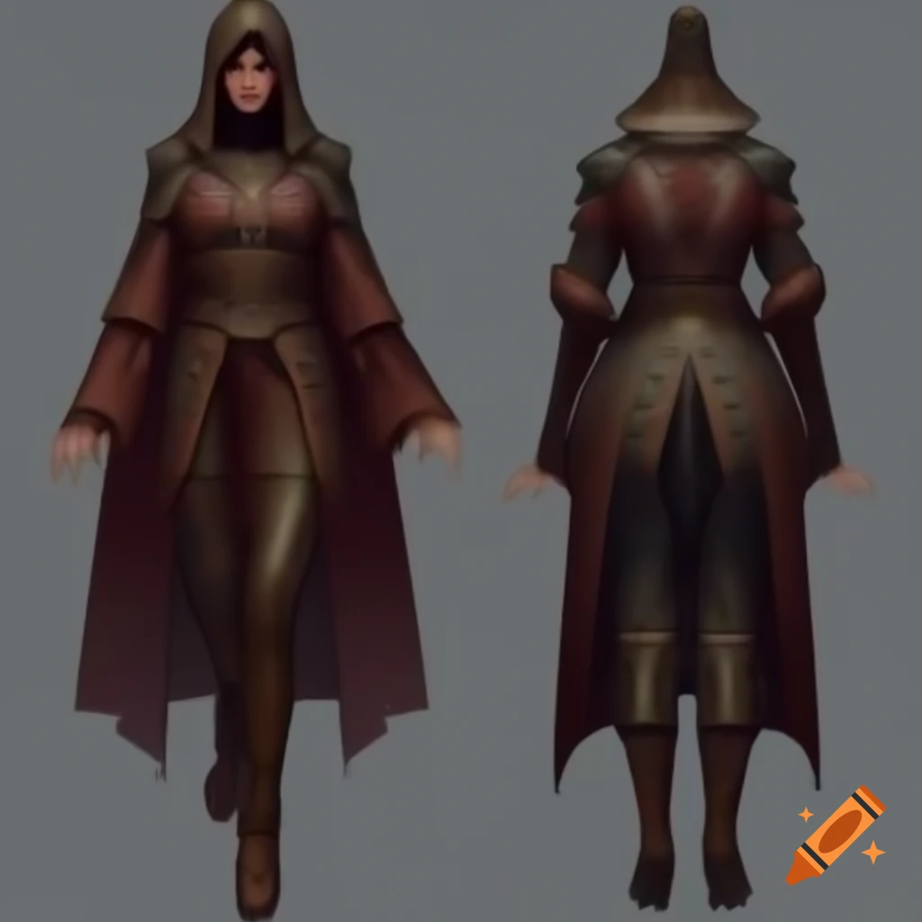 Female Dalish elf in casual medieval outfit inspired by Dragon Age series