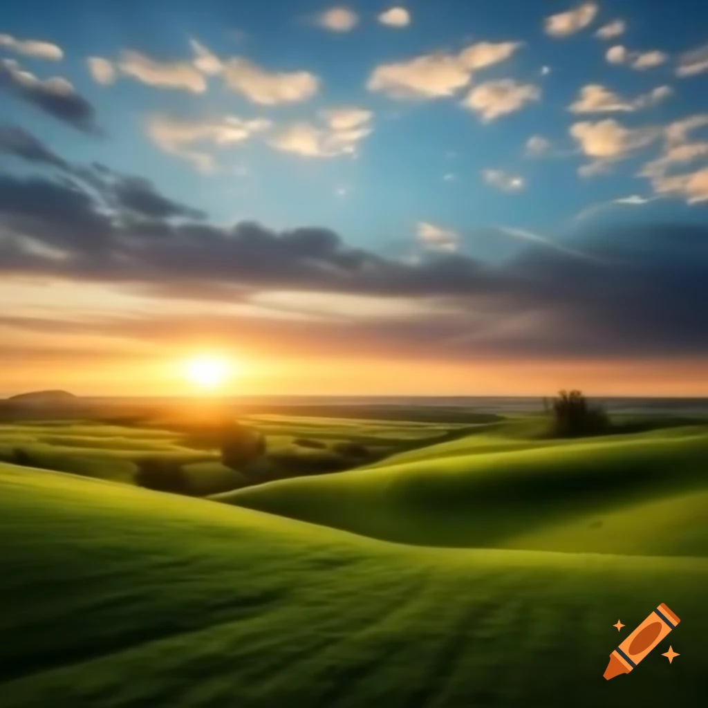 Scenic landscape with diverse natural features