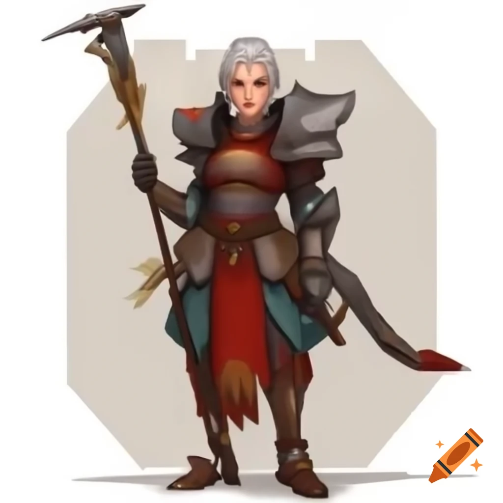 Inquisitor-inspired outfit for female Dalish elf combining medieval and Japanese armor styles