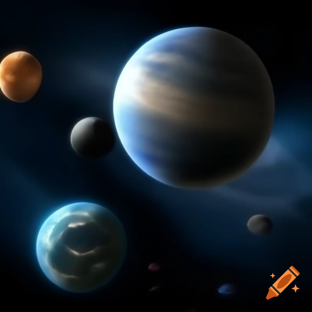 A distant planet in the galaxy