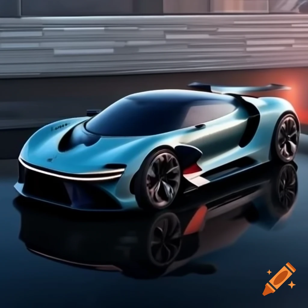 Futuristic designs of mini hypercars