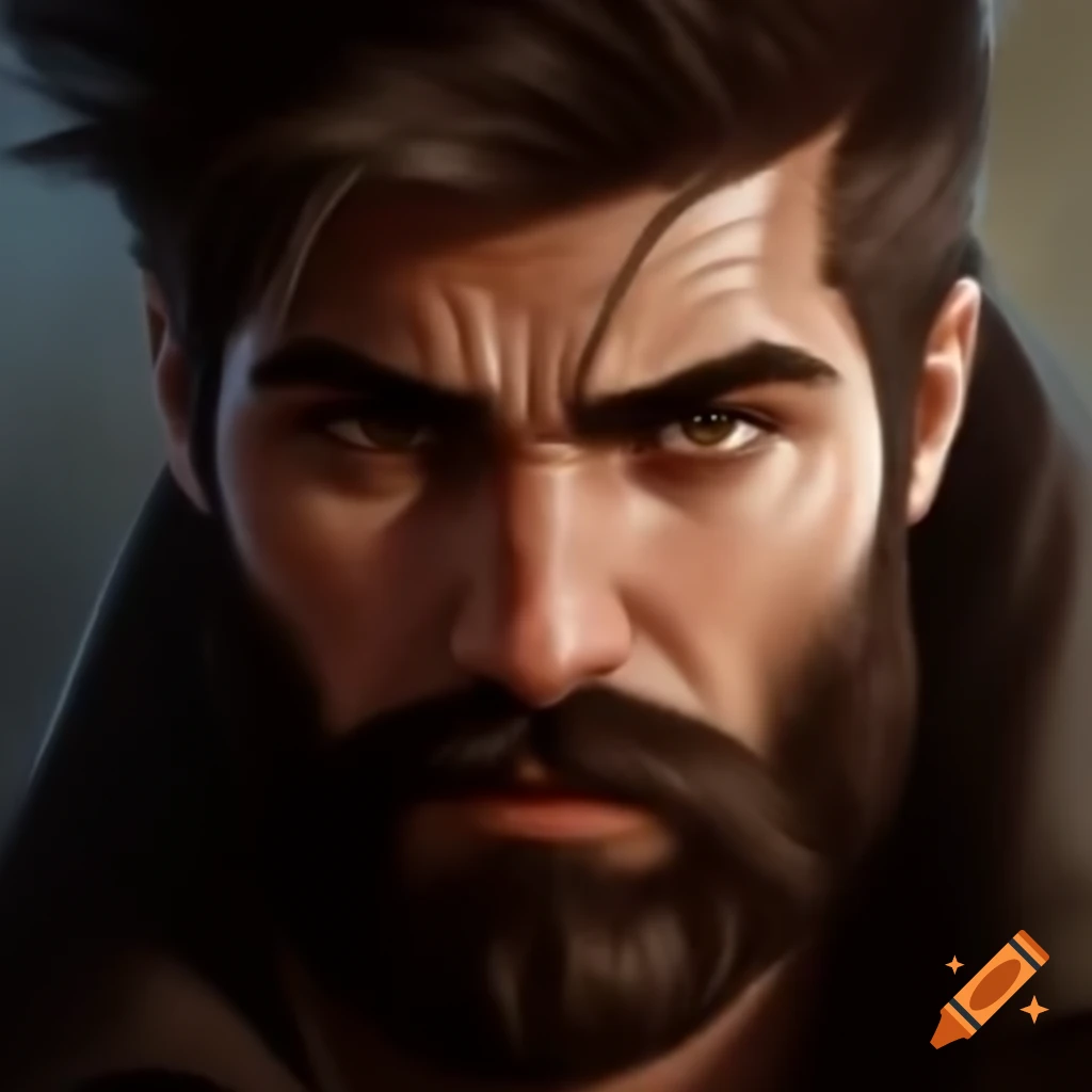 Bearded man portrait