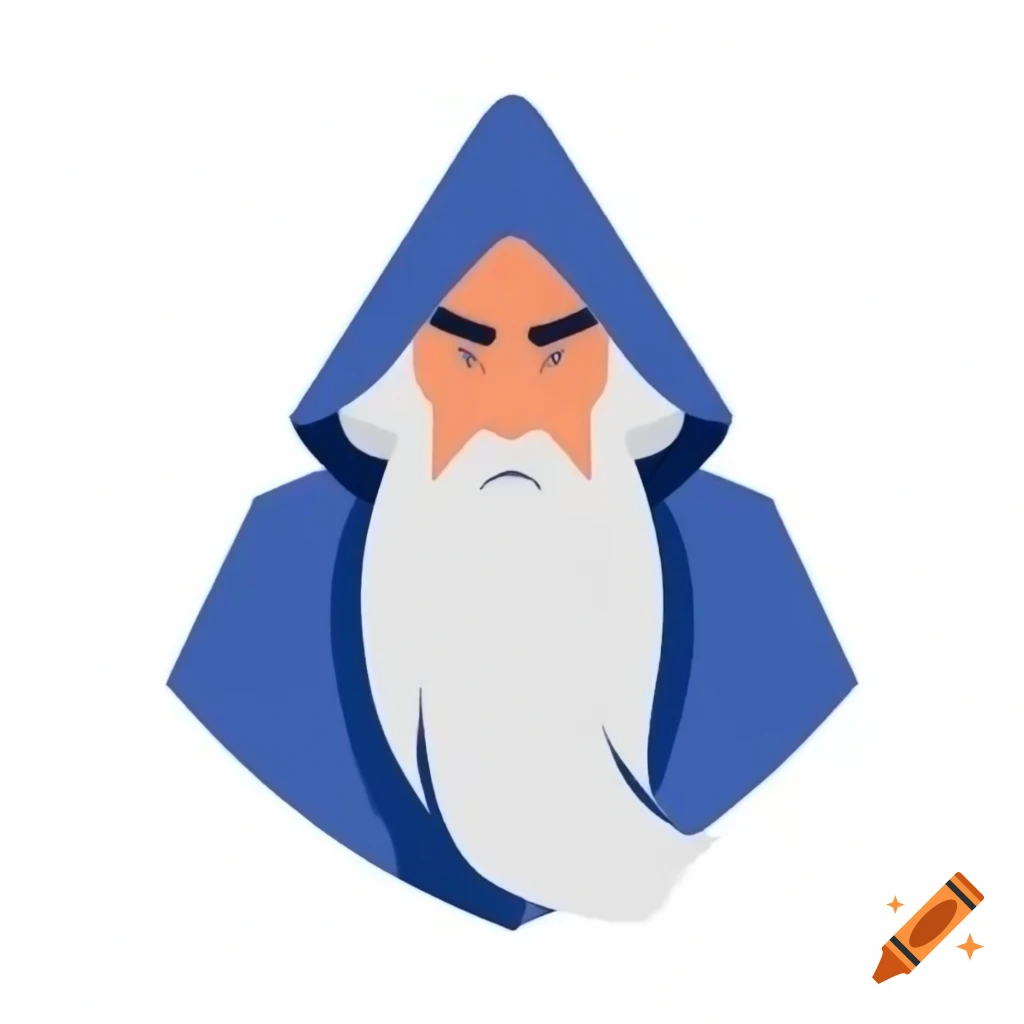 Angular wizard character design on craiyon