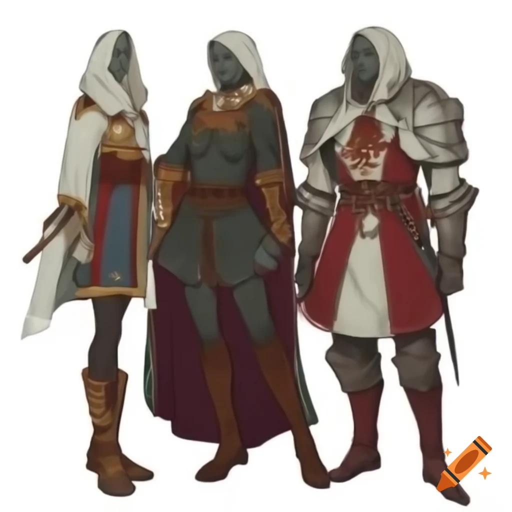 Female dalish elf in casual medieval-inspired outfit from dragon age ...