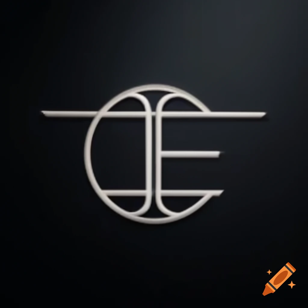 Minimalist 'AD' logo in modern elegant typography