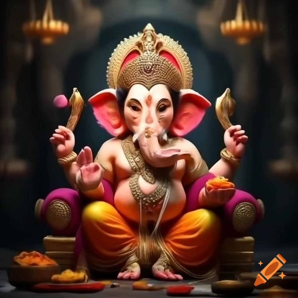 Statue of Lord Ganesh, a revered deity in Hinduism