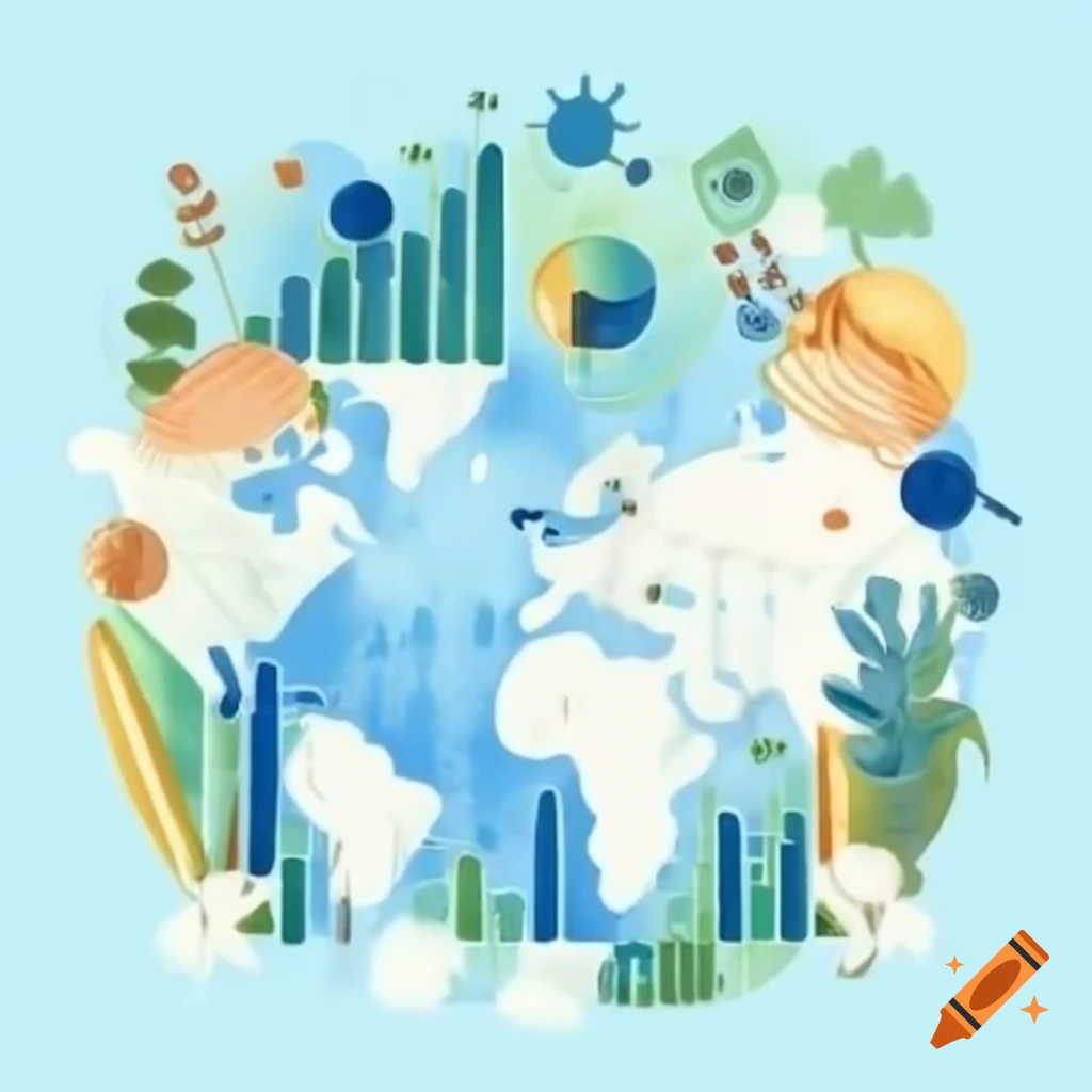 Poster illustrating wind shifts and climate features