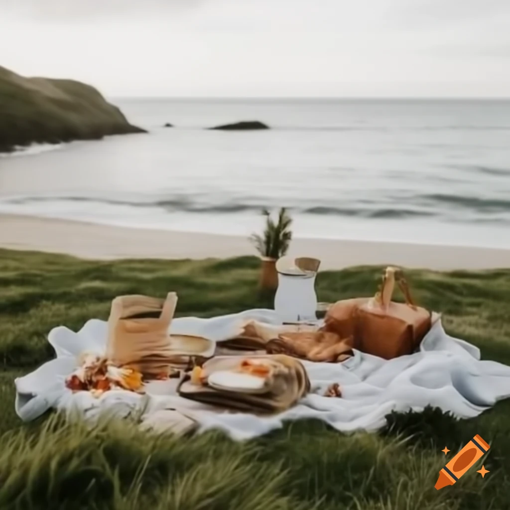 Picnic by the sea with scenic views