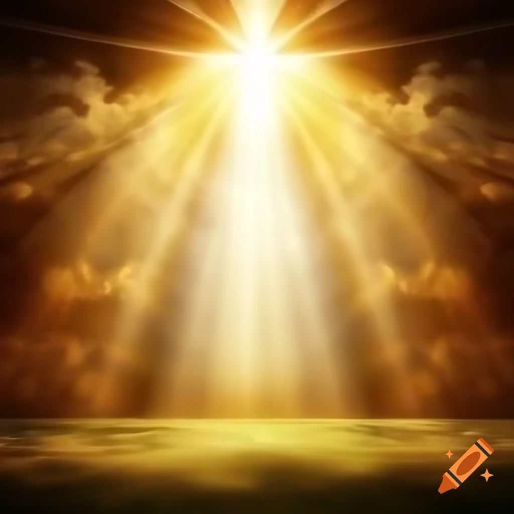 Vibrant background for religious event featuring rain of blessings over Argentina