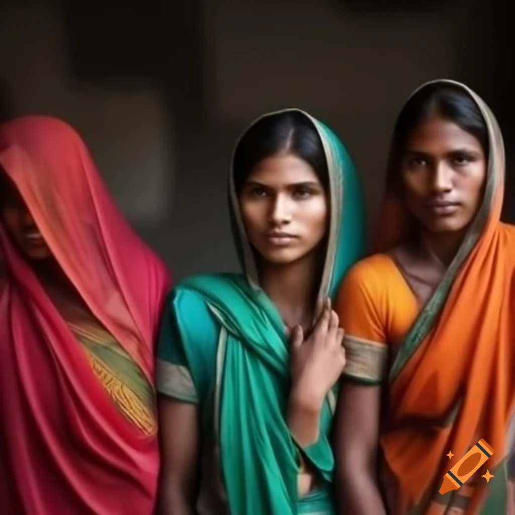 South Indian women with an average height of 5.6 feet