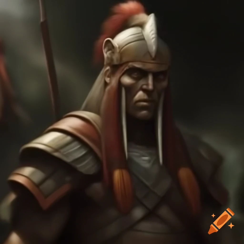 Cacique Taino warrior king in traditional attire