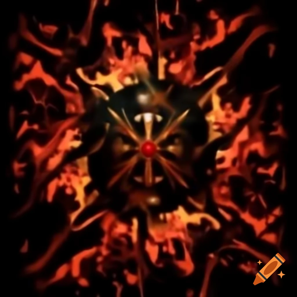 Album cover featuring chaotic artwork