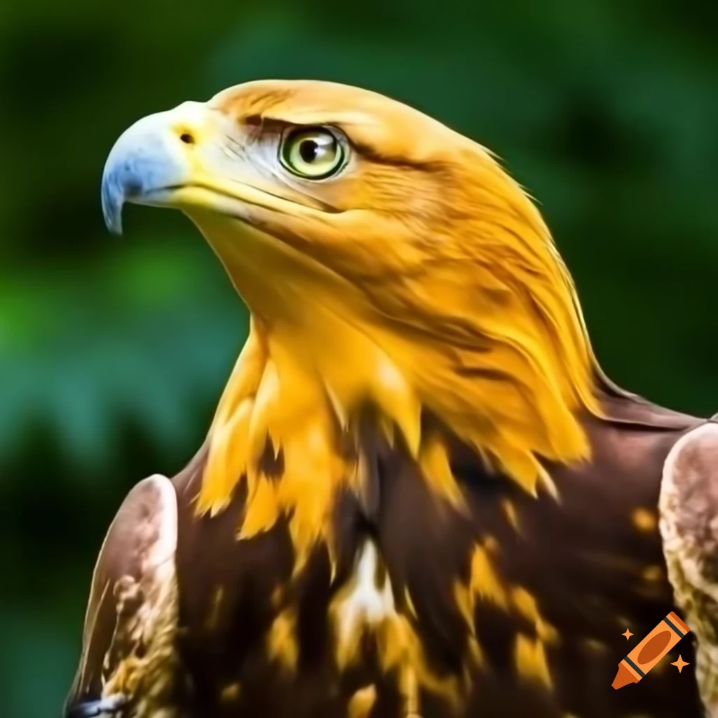 Yellow eagle in Hungary