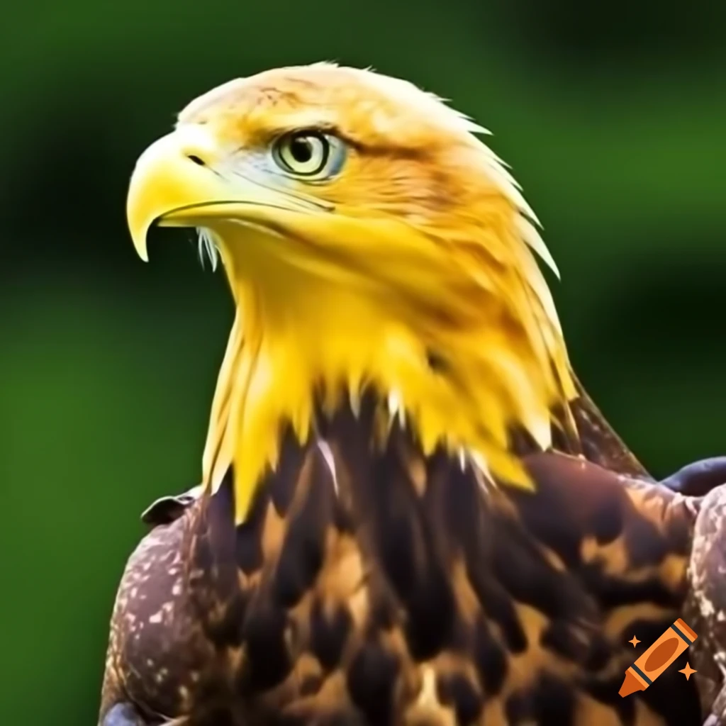 Yellow eagle in Hungary
