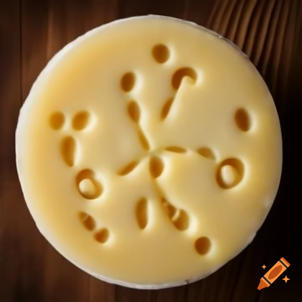 Macro view showcasing the texture and detail of stilton cheese