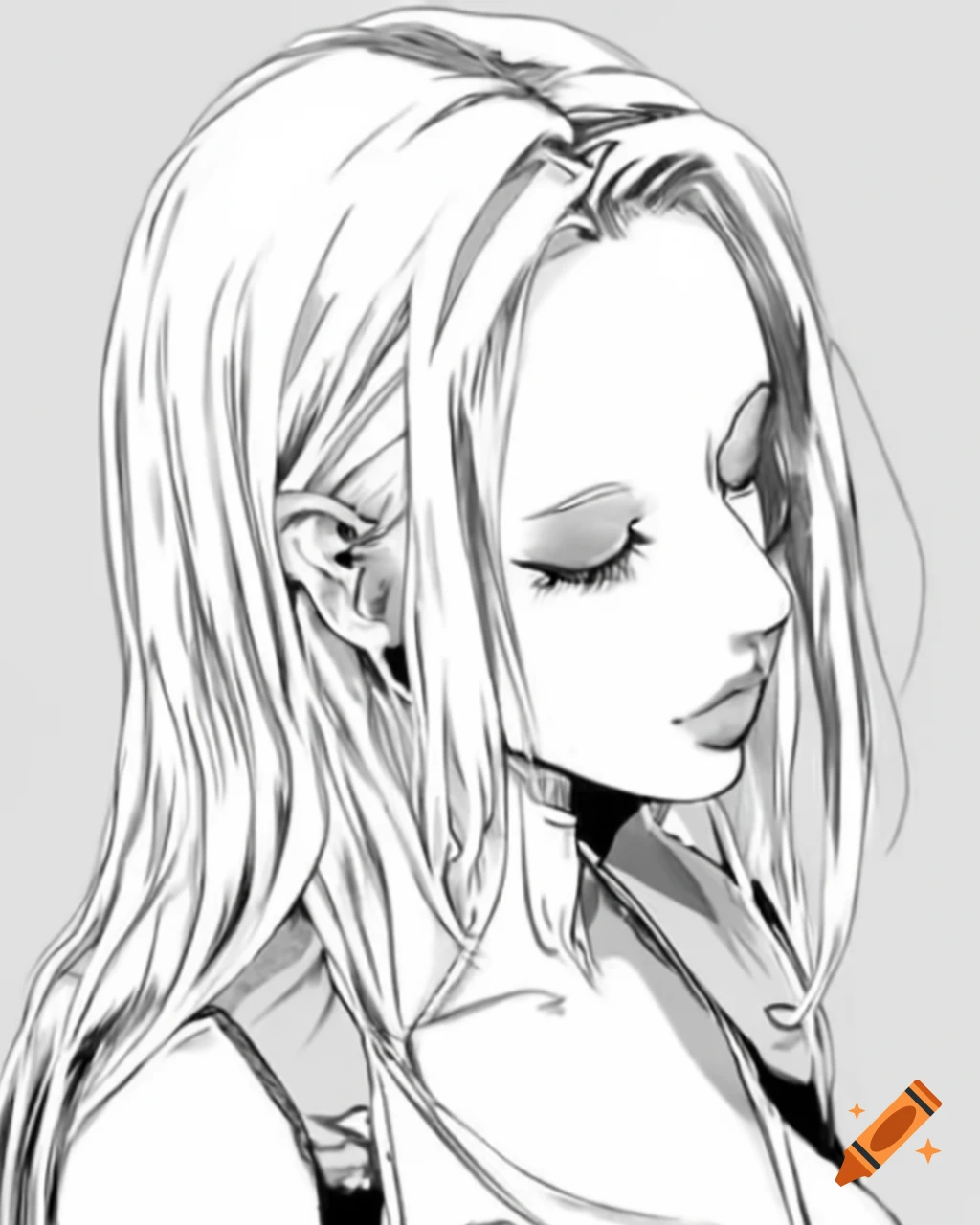 Japanese rebellious gyaru in summer uniform on school rooftop, pixel art style