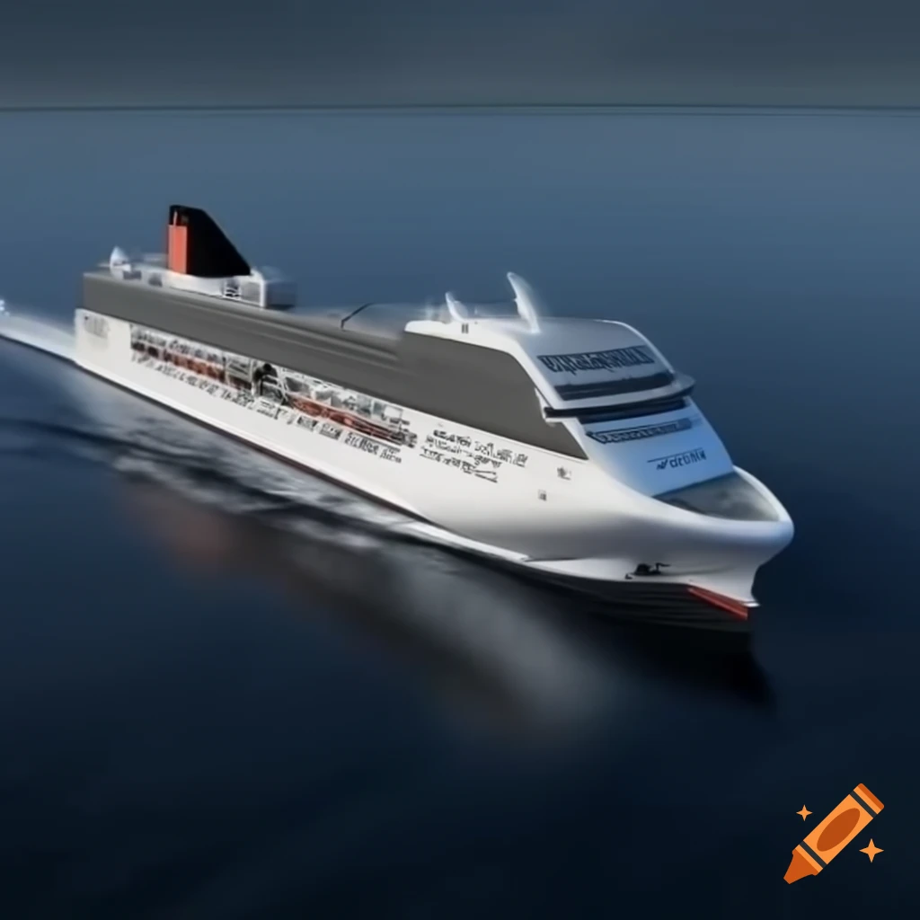 View of a cruise ship designed by Serviceware GmbH
