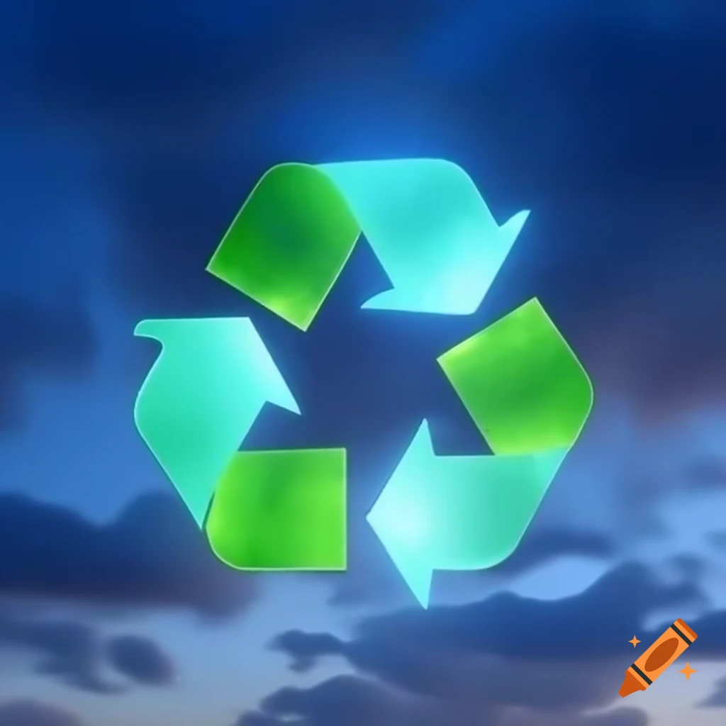 Leon light recycle logo design