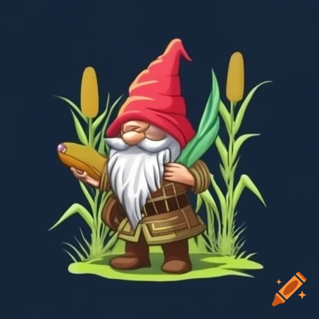 Cobbit, a fantasy character made of corn with a whimsical design