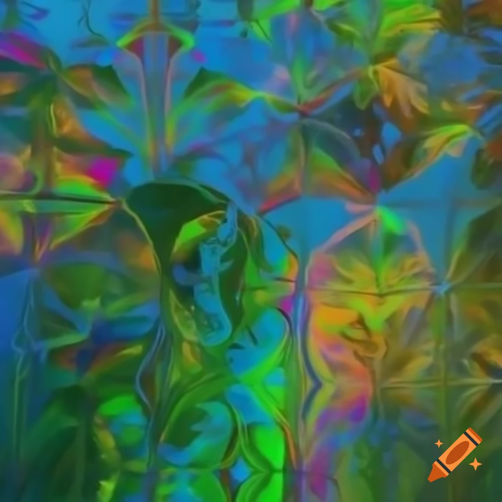 Vibrant abstract cover image showcasing beauty of nature and imagination