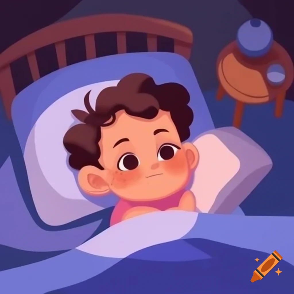 Sister playfully waking up brother by tickling him and throwing away the pillow