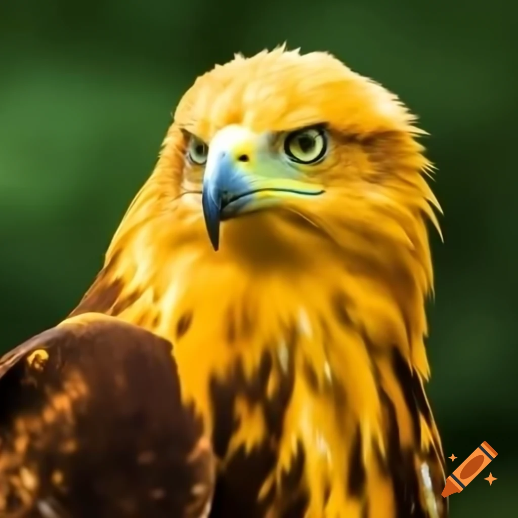 Yellow eagle in Hungary