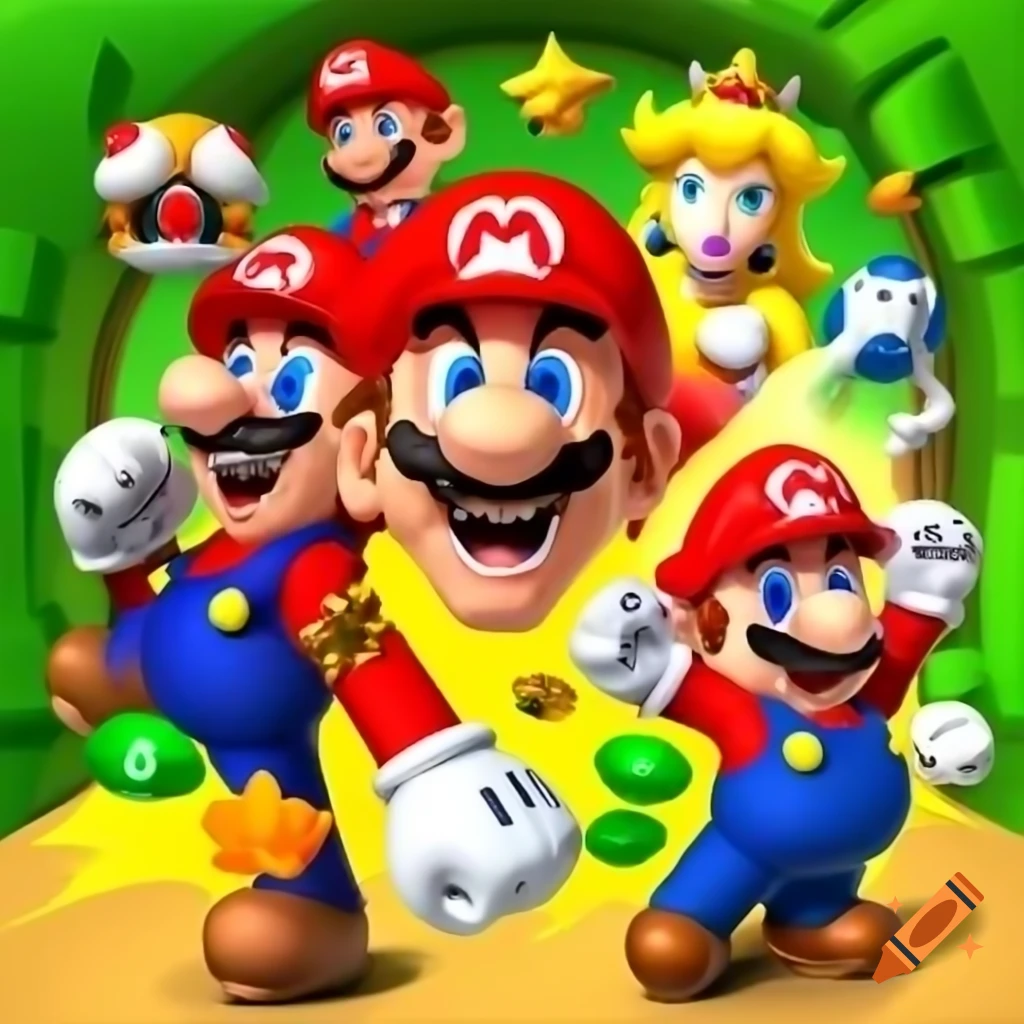 Mario character depicted with a sigma mentality