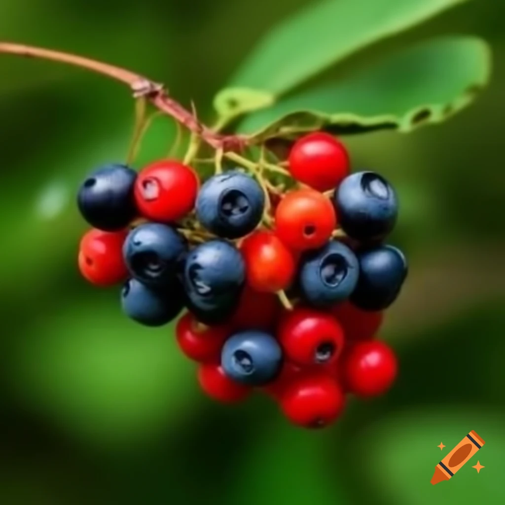 Close-up of forest berries