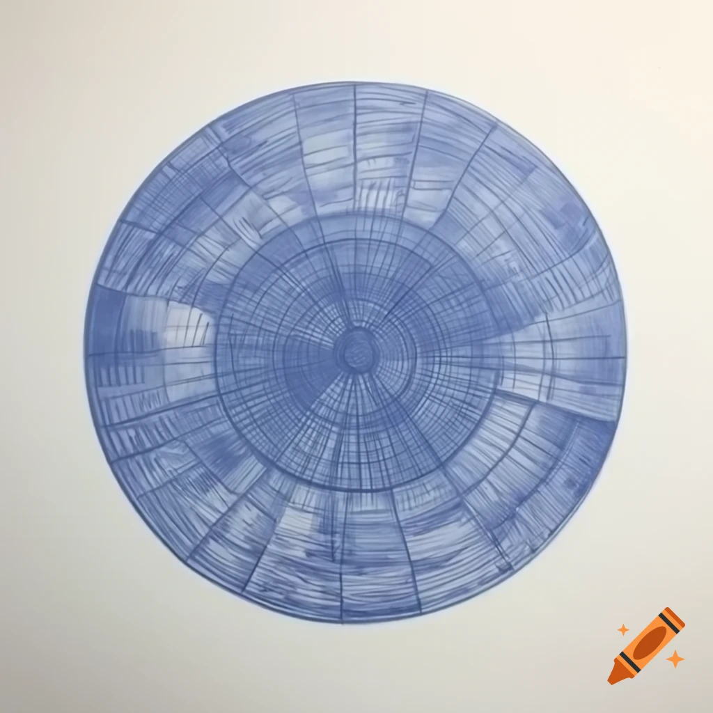 Zen circle blueprint featuring futuristic vaping design with dragonquest monster