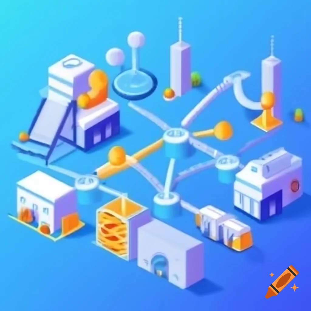 Illustration of physics concepts including forces, movement, and structures