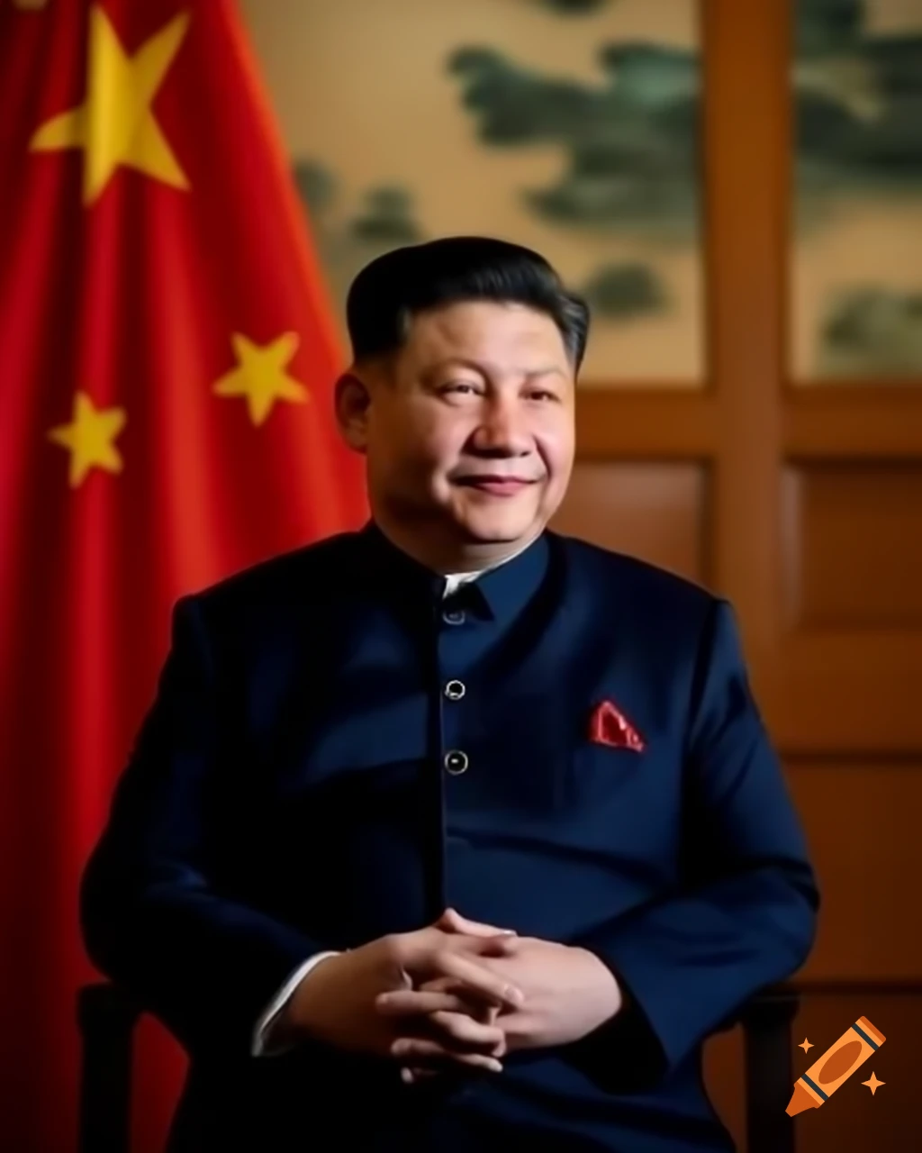 Kim Jong Un Wearing American Football Pads On Craiyon facebook