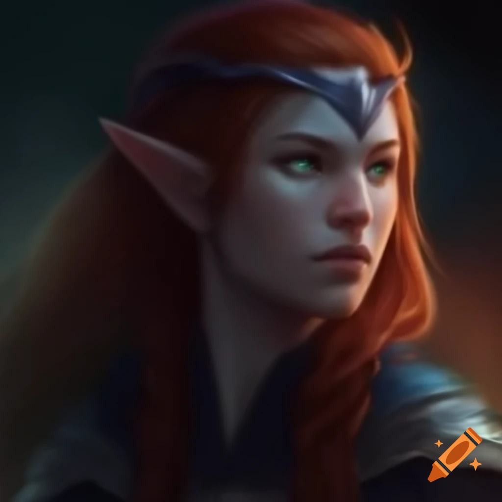 Portrait of a female kender bard from dungeons and dragons on craiyon