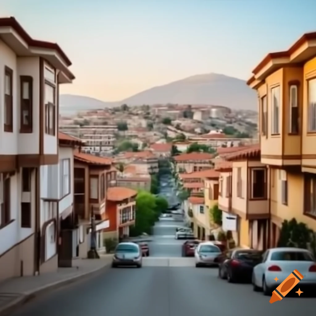 Suburban streets of Sivas, Turkey