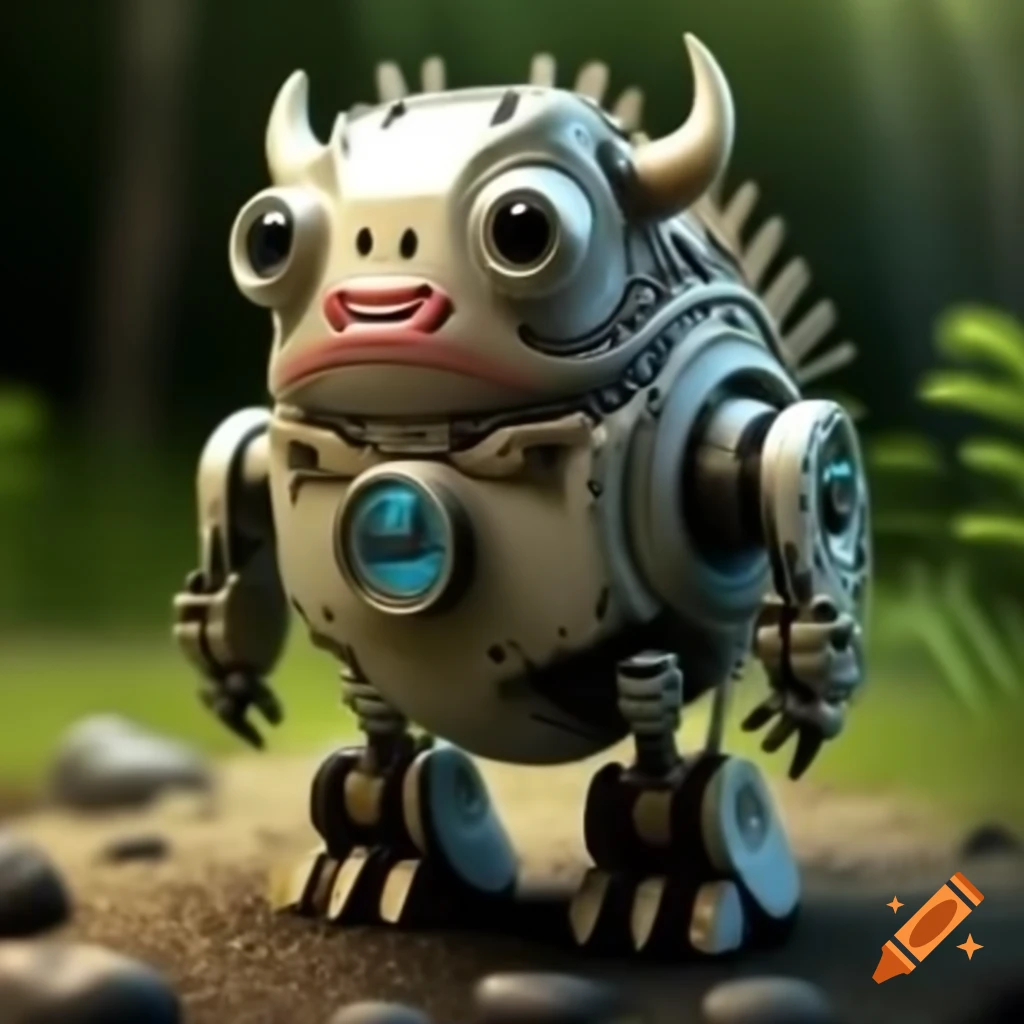 Robot cow fish with unique design