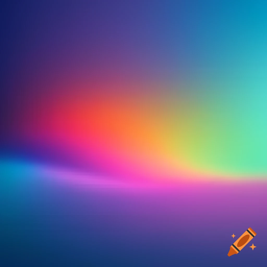 Vibrant rainbow gradient