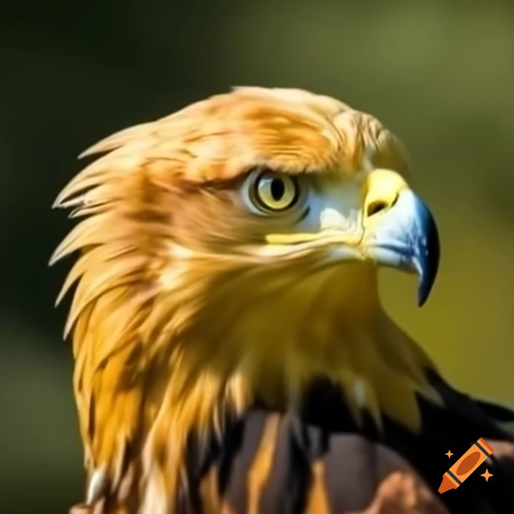 Yellow eagle in Hungary